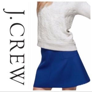 J. CREW FLUTED SKIRT IN DOUBLE CREPE. Size 8